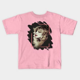 Stevie Nicks-brush frame Kids T-Shirt